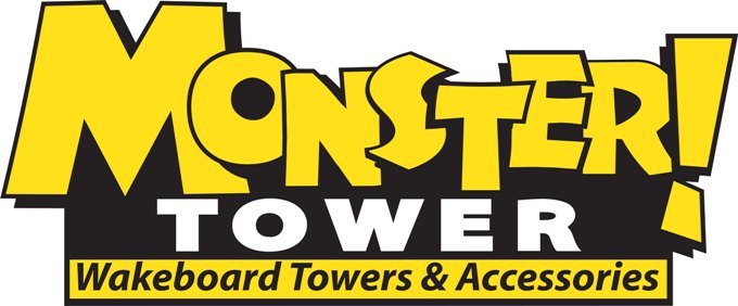 Monster Tower logo in front of a blank background.