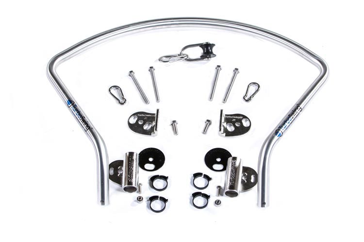 TurboSwing with assorted parts scattered around inside it.